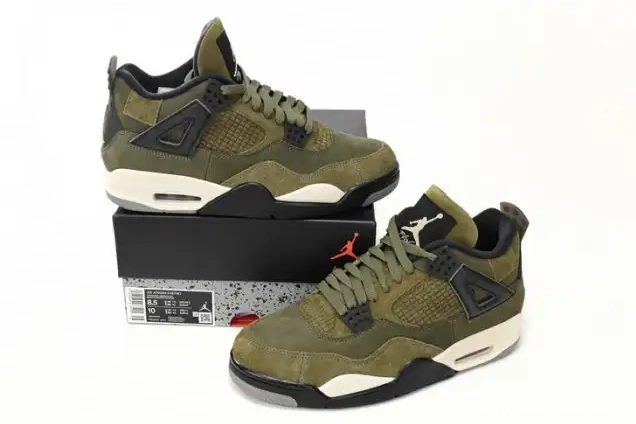 Official Maikesneakers Jordan Air 4 Olive Craft Medium FB9927-200 0605